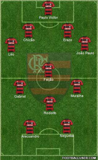 CR Flamengo Formation 2014