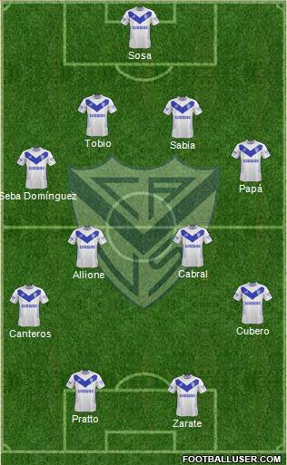 Vélez Sarsfield Formation 2014