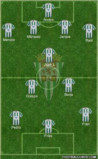 Córdoba C.F., S.A.D. Formation 2014