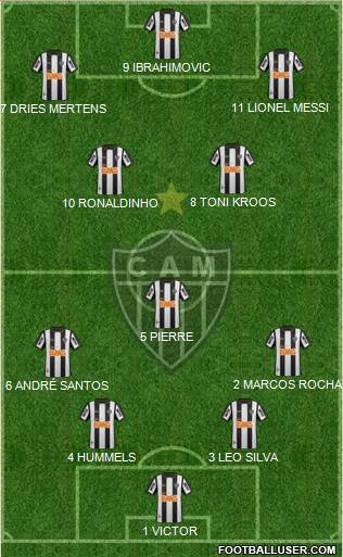 C Atlético Mineiro Formation 2014