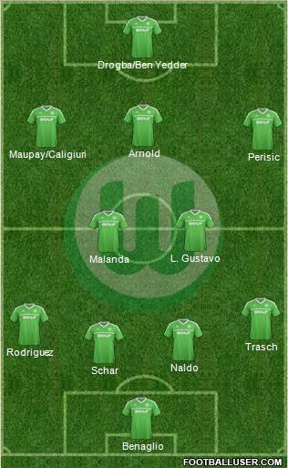 VfL Wolfsburg Formation 2014