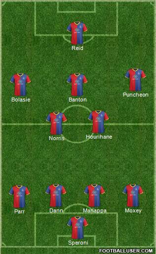 Crystal Palace Formation 2014