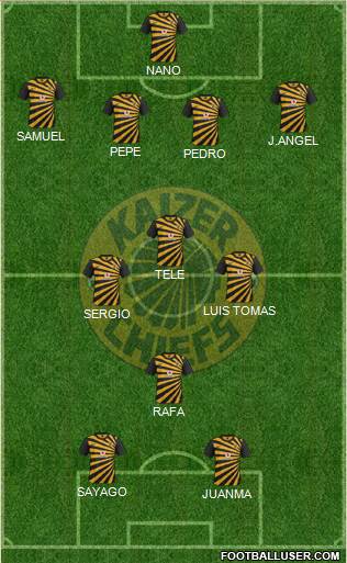 Kaizer Chiefs Formation 2014