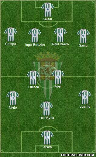 Córdoba C.F., S.A.D. Formation 2014