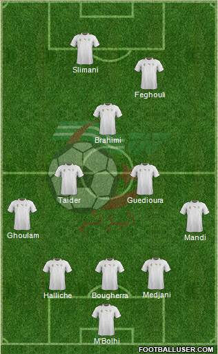 Algeria Formation 2014