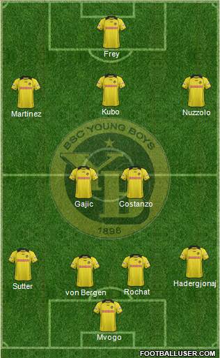 BSC Young Boys Formation 2014