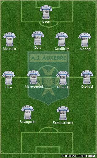 A.J. Auxerre Formation 2014