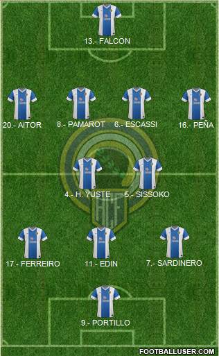 Hércules C.F., S.A.D. Formation 2014