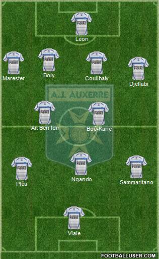 A.J. Auxerre Formation 2014