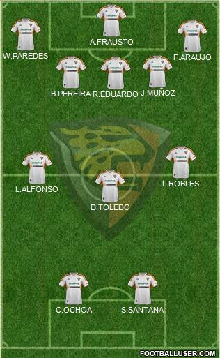 Club Jaguares de Chiapas Formation 2014