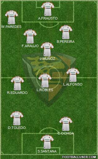 Club Jaguares de Chiapas Formation 2014