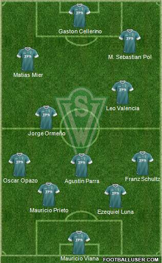 CD Santiago Wanderers S.A.D.P. Formation 2014