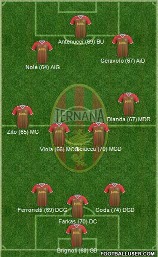 Ternana Formation 2014