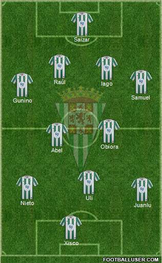 Córdoba C.F., S.A.D. Formation 2014