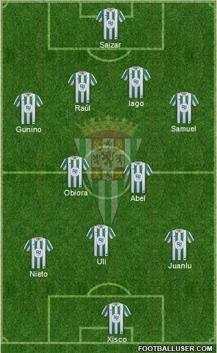 Córdoba C.F., S.A.D. Formation 2014