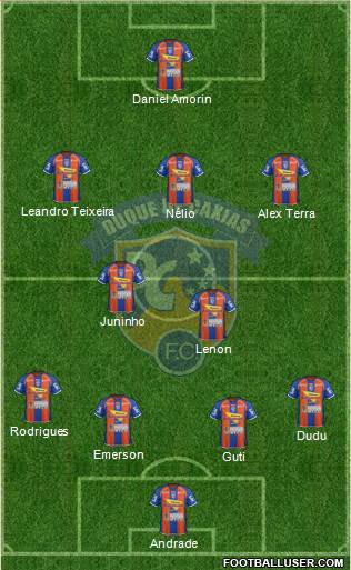 Duque de Caxias FC Formation 2014