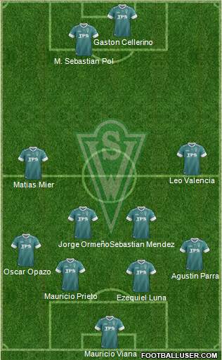 CD Santiago Wanderers S.A.D.P. Formation 2014