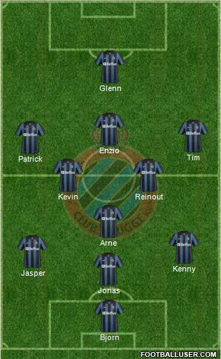 Club Brugge KV Formation 2014