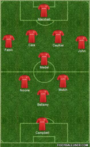 Cardiff City Formation 2014