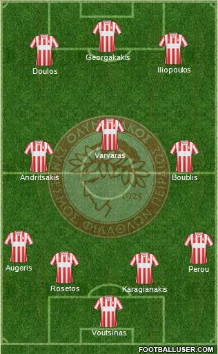 Olympiakos SF Piraeus Formation 2014