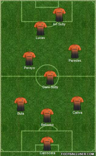 Dundee United Formation 2014