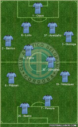 Belgrano de Córdoba Formation 2014