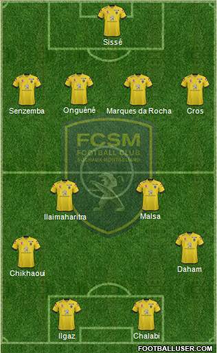 FC Sochaux-Montbéliard Formation 2014