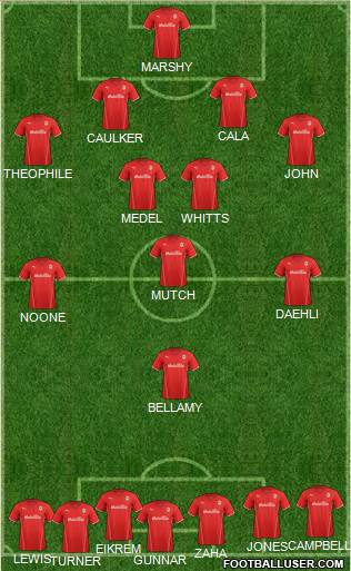 Cardiff City Formation 2014