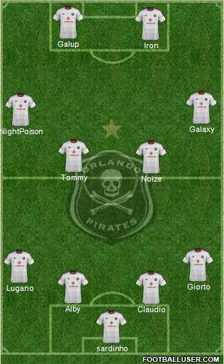 Orlando Pirates Formation 2014