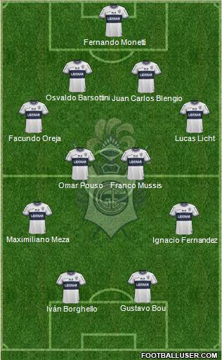 Gimnasia y Esgrima de La Plata Formation 2014