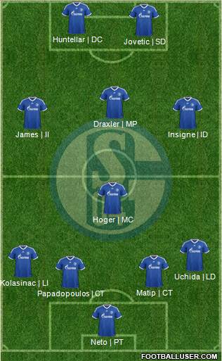 FC Schalke 04 Formation 2014