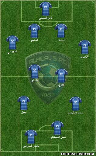 Al-Hilal (KSA) Formation 2014