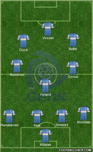 K Racing Club Genk Formation 2014