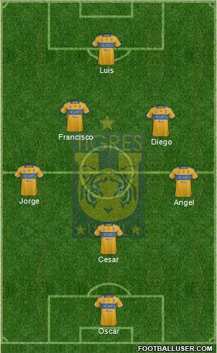 Club Universitario de Nuevo León Formation 2014