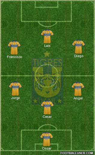 Club Universitario de Nuevo León Formation 2014