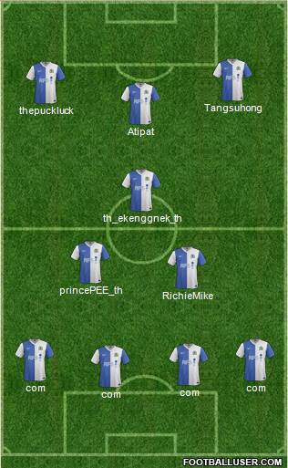 Blackburn Rovers Formation 2014