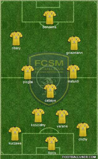 FC Sochaux-Montbéliard Formation 2014