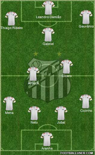 Santos FC Formation 2014