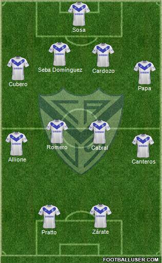 Vélez Sarsfield Formation 2014