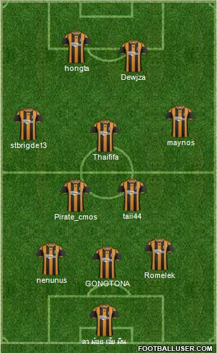 Hull City Formation 2014