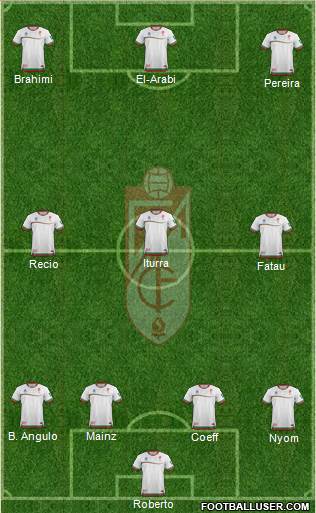 Granada C.F. Formation 2014