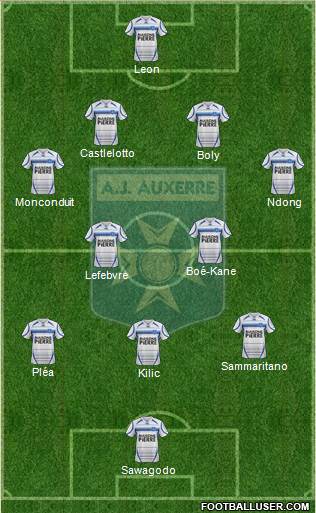 A.J. Auxerre Formation 2014