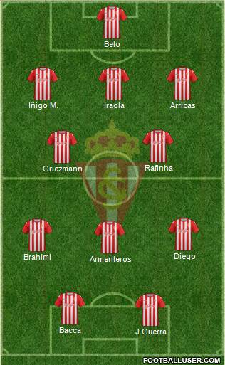 Real Sporting S.A.D. Formation 2014