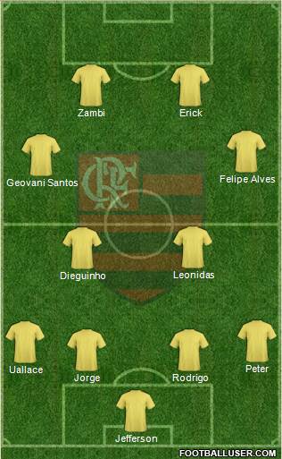 CR Flamengo Formation 2014