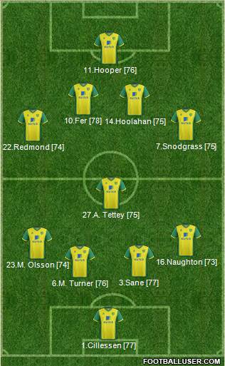 Norwich City Formation 2014