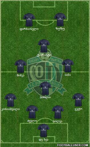 Dinamo Tbilisi Formation 2014