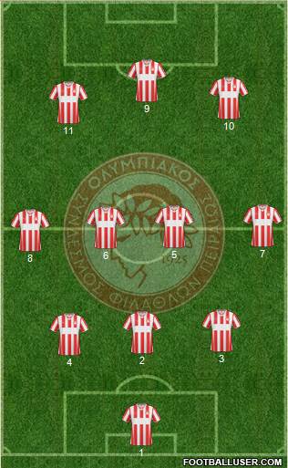 Olympiakos SF Piraeus Formation 2014