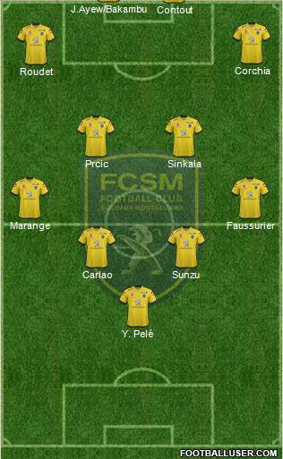 FC Sochaux-Montbéliard Formation 2014