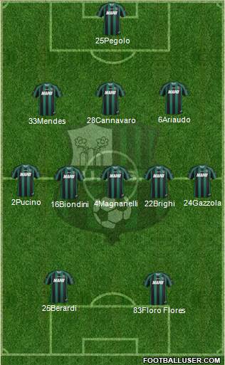 Sassuolo Formation 2014