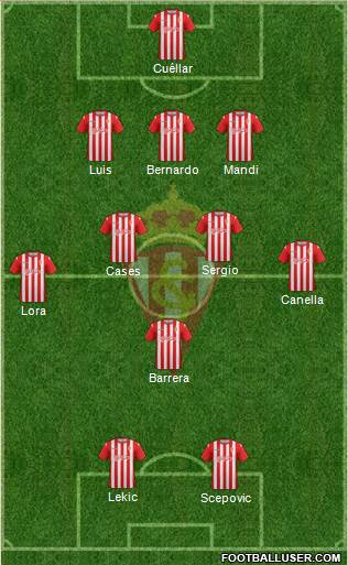 Real Sporting S.A.D. Formation 2014